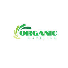 Organic creative green company logo