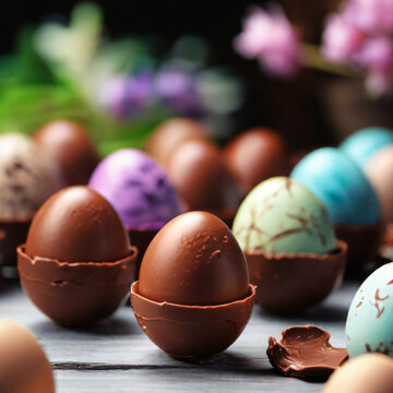 Oster schokoeier ein Traum aus Schokolade 