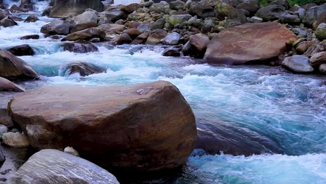 Bindu waterfall  on the banks of the Jaldkhaka situated in west bengal, India