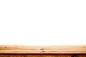 Empty wood table top PNG file background - can used for display or montage your products. wooden table template, desk mock-up
