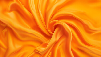Fototapeta premium High quality flashy, flowing, shiny, wavy, silk, satin, organza, fashion fabric background. Fabrics from the trend colors of 2024. Juicy peach, gray, pink, beige orange, white, black, lilac texture.