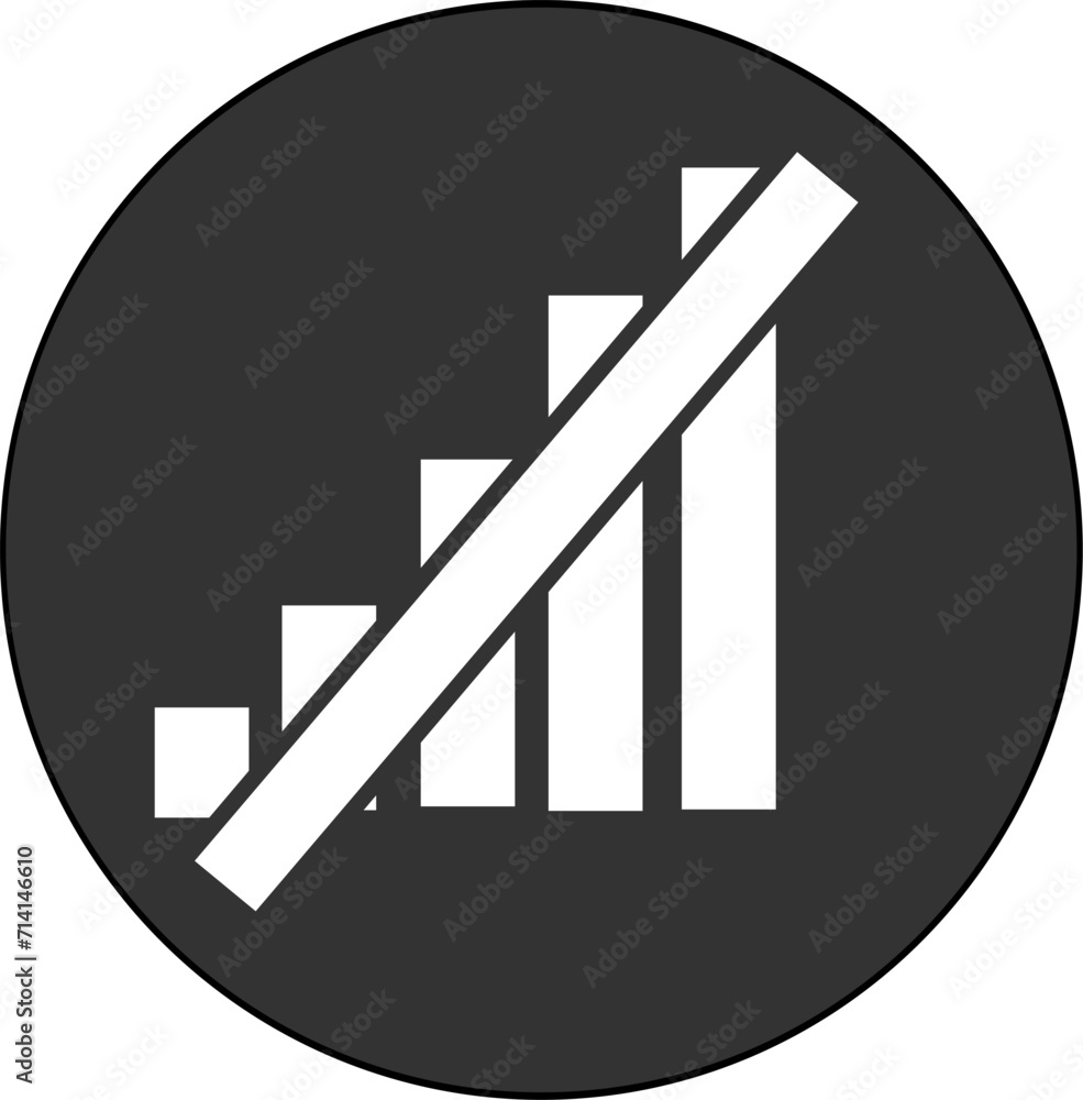 Poster signal icon. replaceable vector design.