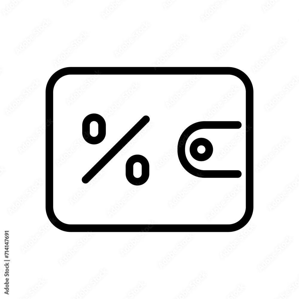 Poster wallet outline vector icon isolated on white background. wallet line icon for web, mobile and ui des
