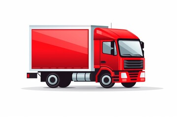 Truck icon illustration on white background