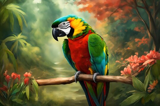 Colourefull parriot
