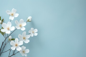 A background of spring flowers with space for text. March 8, spring. - obrazy, fototapety, plakaty