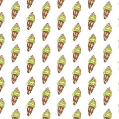 ice cream pattern