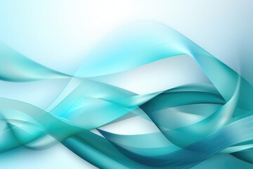 Abstract background awareness teal and white ribbon for awareness like Cervical Cancer, sexual assault, obsessive- ovarian cancer, polycystic ovarian syndrome, uterine cancer - obrazy, fototapety, plakaty