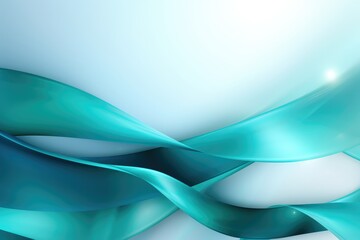 Abstract background awareness teal and white ribbon for awareness like Cervical Cancer, sexual assault, obsessive- ovarian cancer, polycystic ovarian syndrome, uterine cancer, 