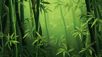 Fototapeta na wymiar Green color bamboo background