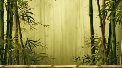 Obraz premium Green color dirty texture bamboo wallpaper