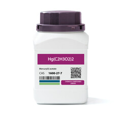 Hg(C2H3O2)2 - Mercury (II) Acetate.