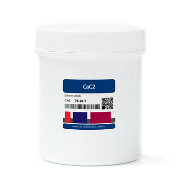 CaC2 - Calcium Carbide.