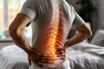 Person Suffering from Lower Back Pain