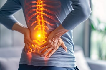 Person Suffering from Lower Back Pain