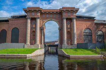 Wallen Delamot Arch (New Holland). Saint Petersburg, Russia