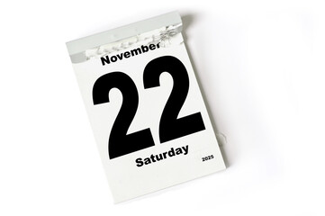 22 -  November 2025
