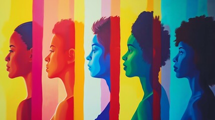 Colorful Diversity in Unity. Generative ai