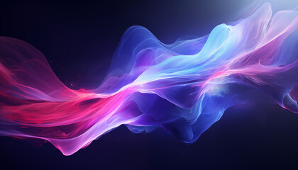 Fototapeta premium Energetic Abstract Red and Blue Smoke Wave Background HD