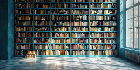 Home library with bookshelves on white wall, 4K, realistic photo --ar 4:2 --stylize 500 --v 6 Job ID: 34d36bd5-cf44-4c13-944e-ad7ab5516948