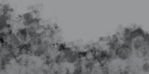landscape with fog, sky with black and white cloud textured background