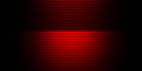 Abstract black background and red line 