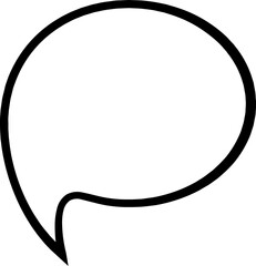  Blank empty speech bubbles