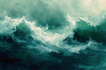 Majestic Ocean Wave Painting