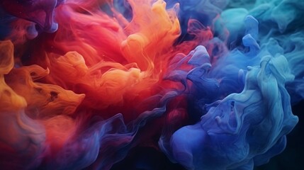 Obraz premium colorful background, calming, saturated pigments, 16:9