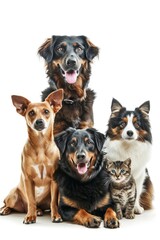 Furry Harmony: Dogs and Cats Unite!