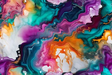 abstract multi watercolor background