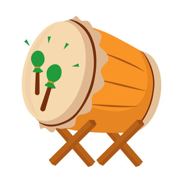 Islamic bedug illustration