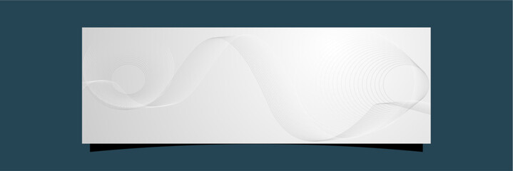 White background with abstract gray design,for banner