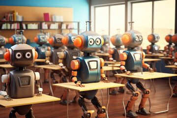 Machine learning-related robots in the classroom, back to school. Generative ai