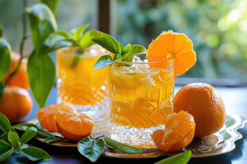Summer Citrus Celebration - Mandarin Liqueur Toast with Citrus Medley