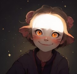 face, child, illustration, eyes, fashion