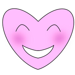 heart with smile