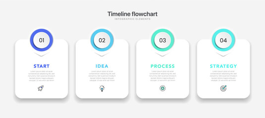 Timeline infographic design with options or steps. Infographics for business concept. Can be used for presentations workflow layout, banner, process, diagram, flow chart, info graph, annual report.