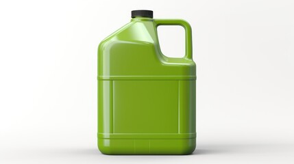 Green Plastic Canister of Disinfectant Detergent or Lubrication Product AI Generated