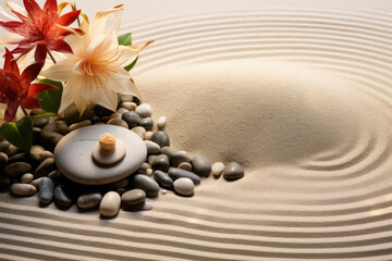 White Bowl on Pile of Rocks, Minimalist Contrasts in Nature