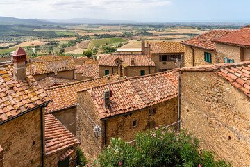 Fototapeta na wymiar The picturesque village of Casale Marittimo, in the Province of Siena, Tuscany, Italy