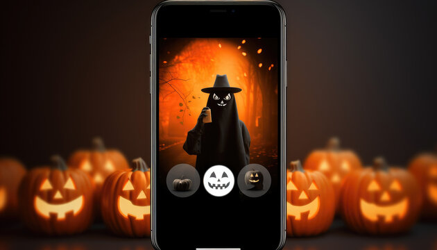 Mockup background for halloween design