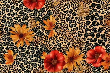 floral background wallpaper 3D
