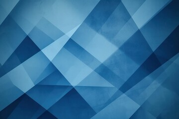Dynamic Blue Abstraction: Triangles and Rectangles Form a Layered Composition, Defining a Modern Art Design for a Striking Website Banner