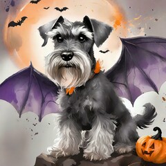 Halloween schnauzer