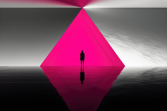 Narcissism or narcissistic personality disorder concept abstract design