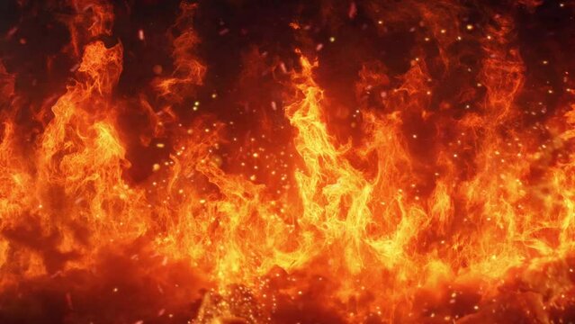 Blaze fire flame texture video footage