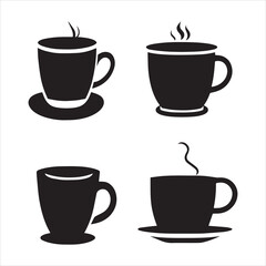 Silhouette Cup  vector design 