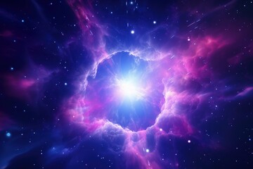 Highres Neon Nebula background for scifi and gaming.
