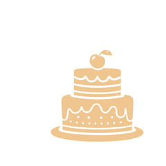 Birthday cake with candle